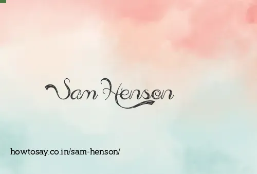 Sam Henson