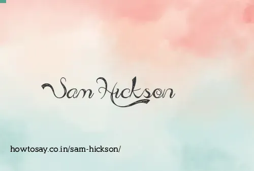 Sam Hickson