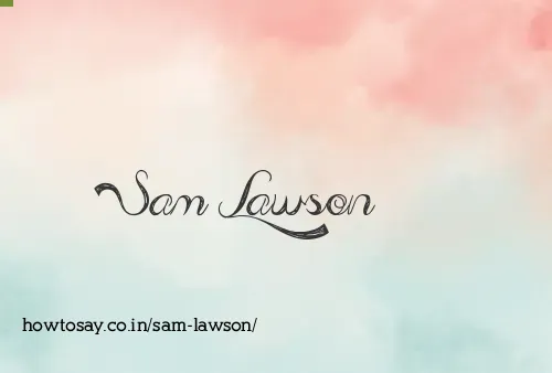 Sam Lawson