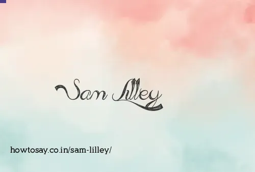 Sam Lilley
