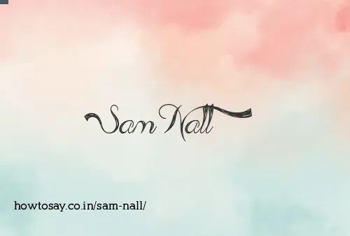 Sam Nall