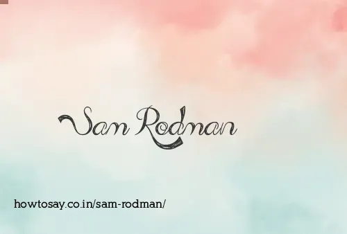 Sam Rodman