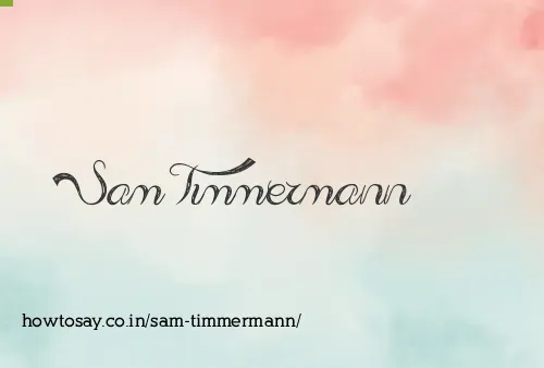 Sam Timmermann