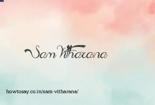 Sam Vitharana