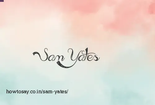 Sam Yates