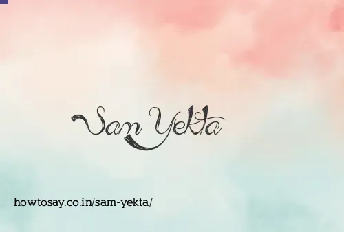 Sam Yekta