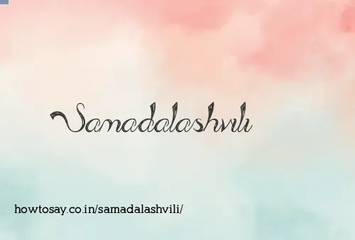 Samadalashvili