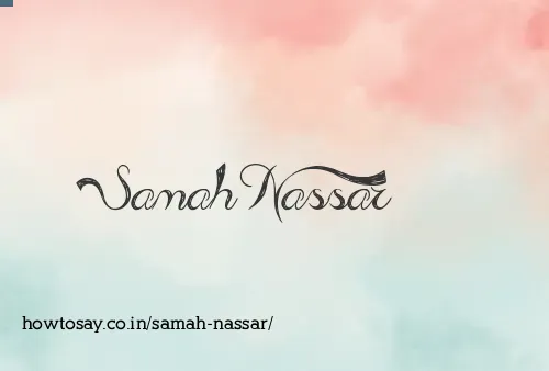 Samah Nassar