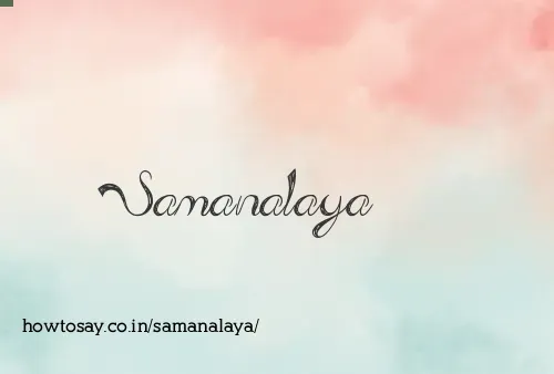 Samanalaya