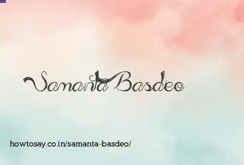 Samanta Basdeo