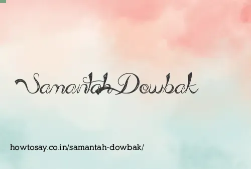 Samantah Dowbak