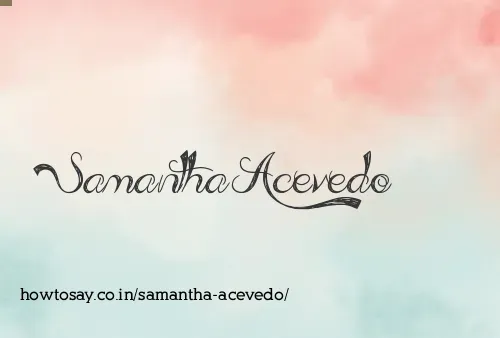 Samantha Acevedo