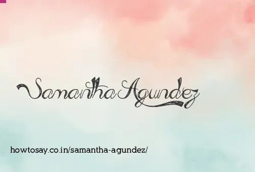 Samantha Agundez