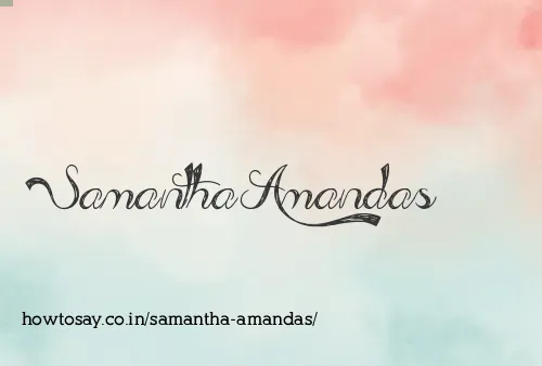 Samantha Amandas