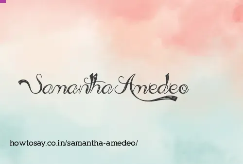Samantha Amedeo