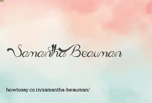 Samantha Beauman