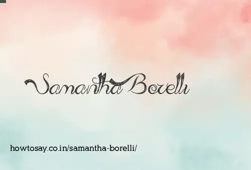 Samantha Borelli