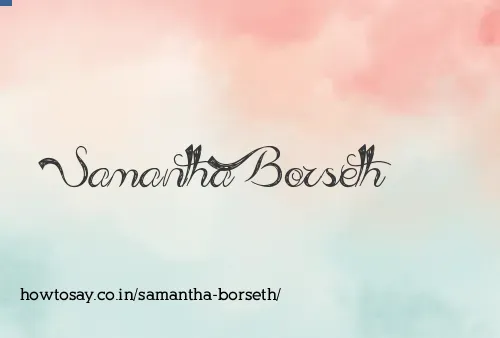 Samantha Borseth