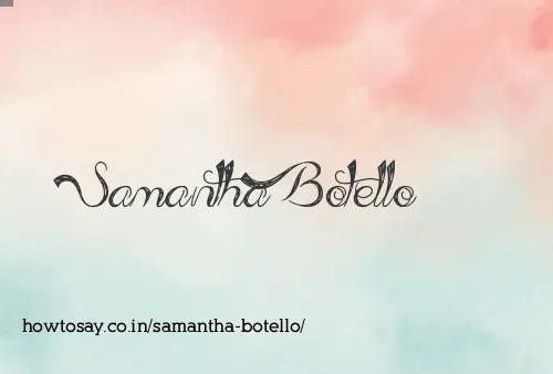Samantha Botello