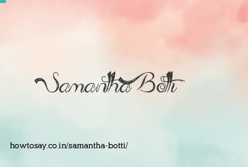 Samantha Botti