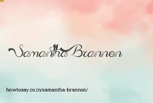 Samantha Brannon