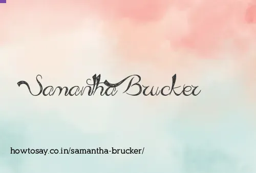 Samantha Brucker