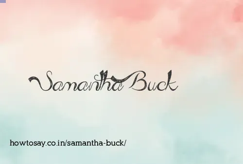 Samantha Buck