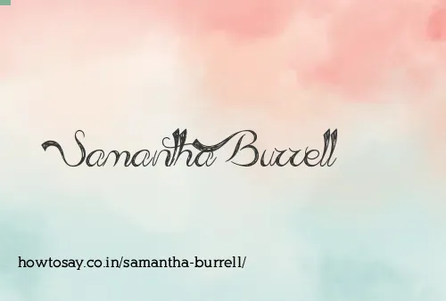 Samantha Burrell