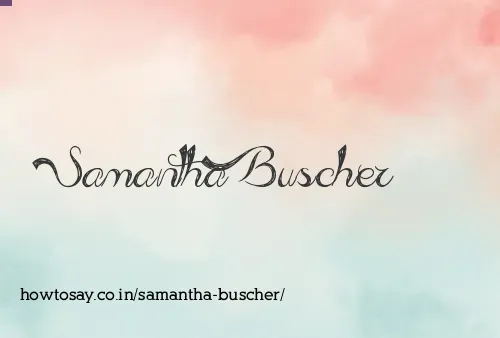Samantha Buscher
