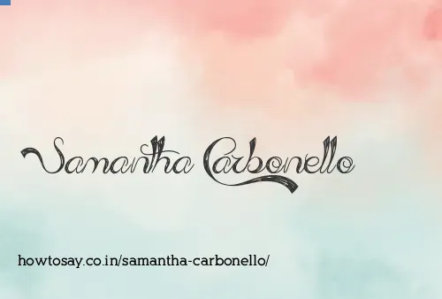 Samantha Carbonello