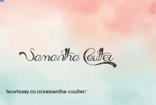 Samantha Coulter