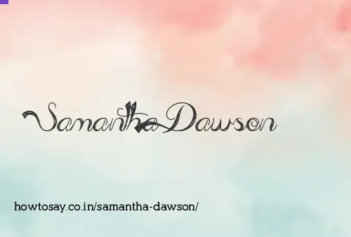 Samantha Dawson
