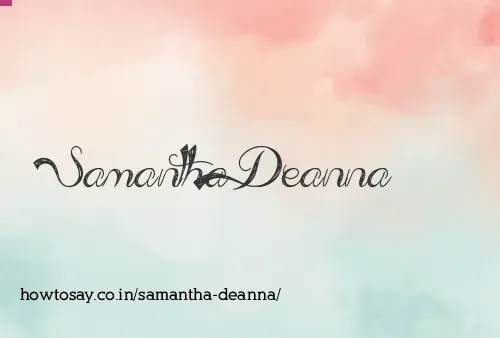 Samantha Deanna