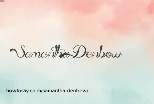 Samantha Denbow