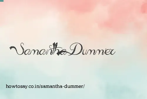 Samantha Dummer