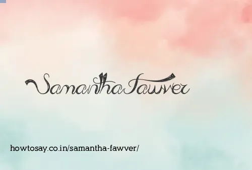 Samantha Fawver