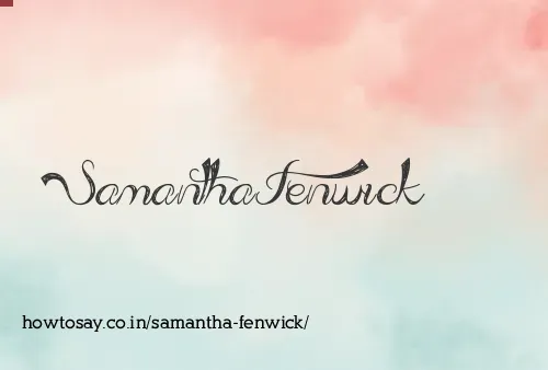 Samantha Fenwick