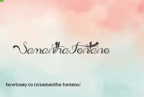 Samantha Fontano