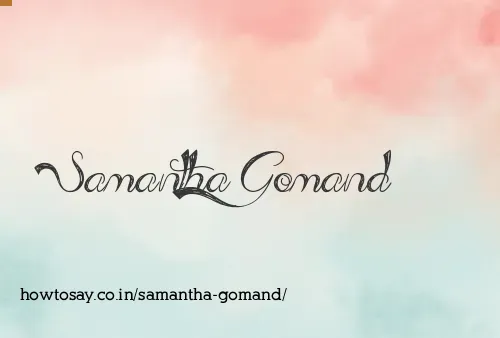 Samantha Gomand