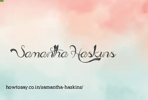 Samantha Haskins