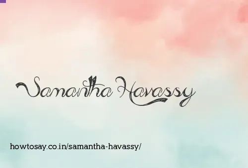 Samantha Havassy