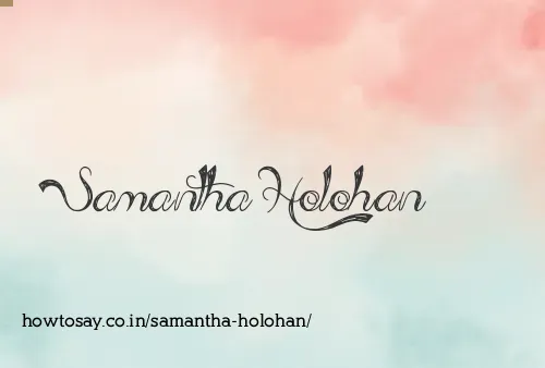 Samantha Holohan