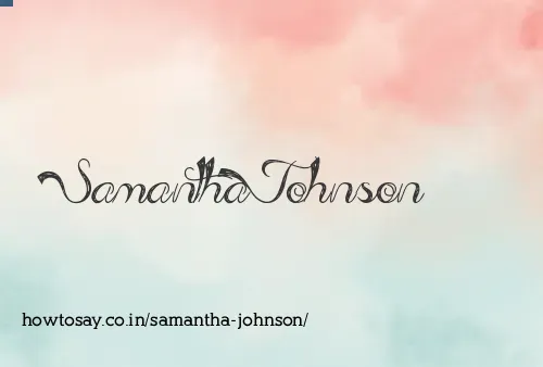 Samantha Johnson