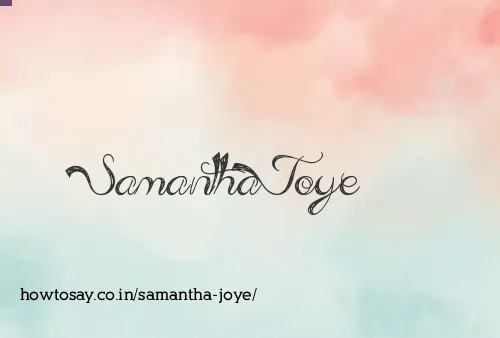 Samantha Joye