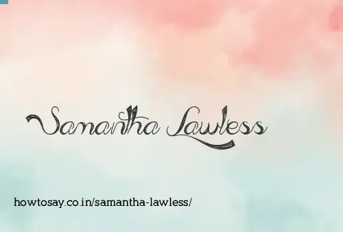 Samantha Lawless