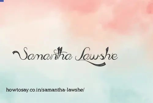 Samantha Lawshe