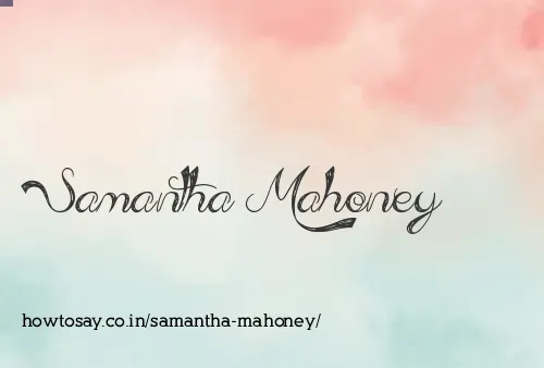 Samantha Mahoney