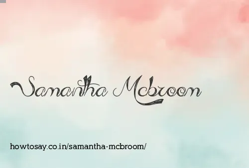 Samantha Mcbroom