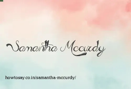 Samantha Mccurdy