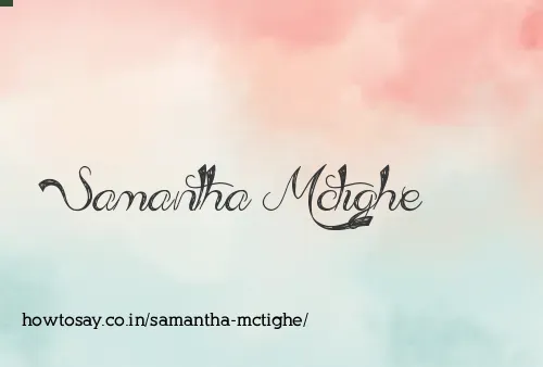 Samantha Mctighe